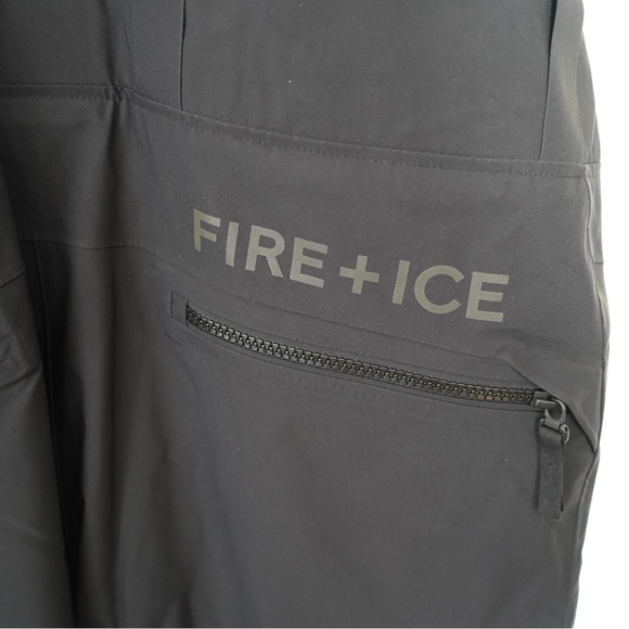 BOGNER MEN INSULATED SKI PANTS Bib Black Snow Ski Snowboarding Size XL - Picture 9 of 11